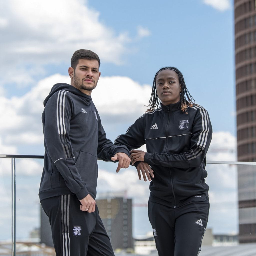 Photographe pour Adidas et l'Olympique Lyonnais Bamba Senzal Ngamb pour le nouveau maillot Campagne Publicité Marketing