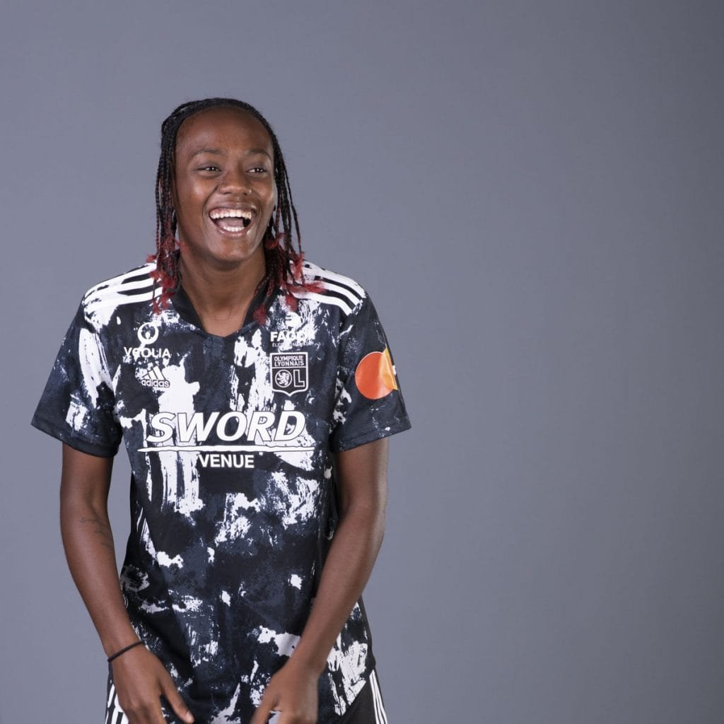Photographe pour Adidas et l'Olympique Lyonnais Bamba Senzal Ngamb pour le nouveau maillot Campagne Publicité Marketing